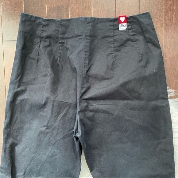 Love Moschino Black Cotton Blend Black  Trousers Sz 4 - Picture 9 of 14